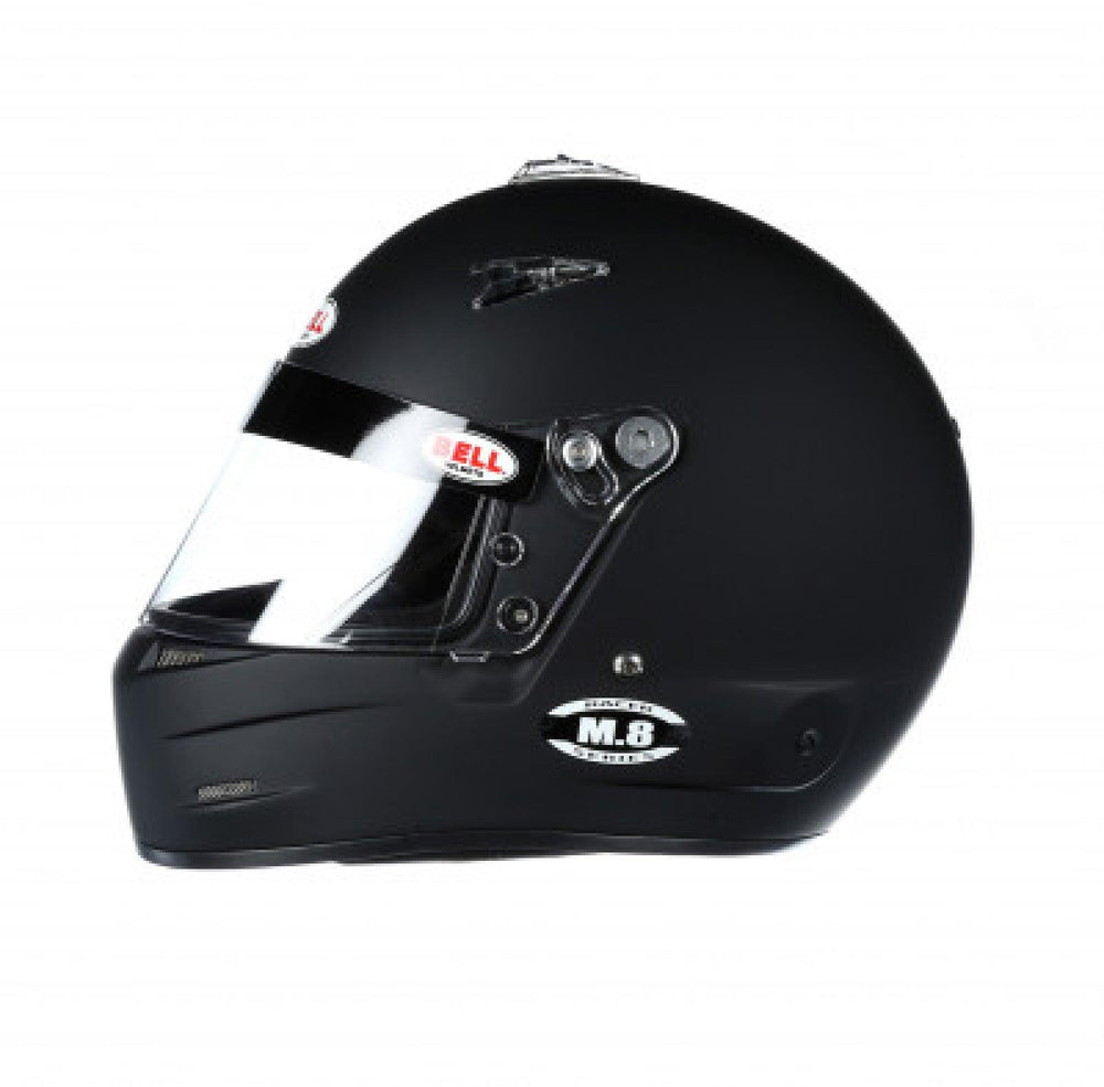 Bell M8 Racing Helmet-Matte Black Size 4X Extra Large - Attacking the Clock Racing