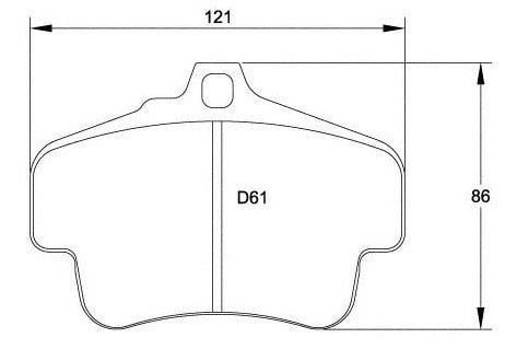 Race Technologies RE10 Brake Pad 2282.17.RE10