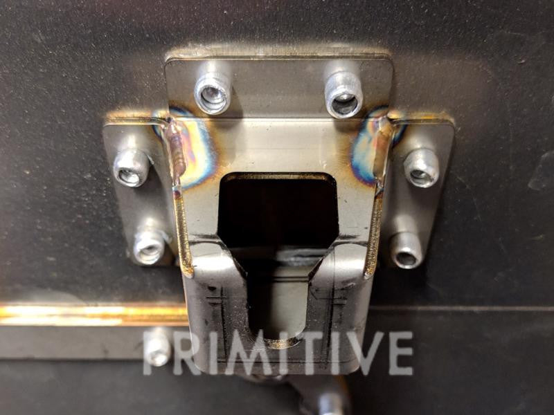 quick mount tower on primitive racing front skid plate 