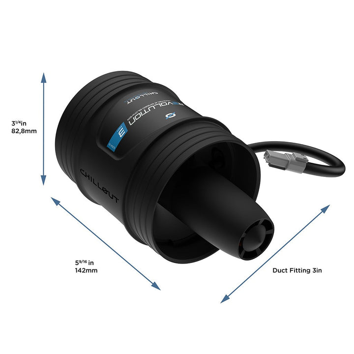 Chillout Systems Revolution 3-Inch Variable Speed Brushless Blower