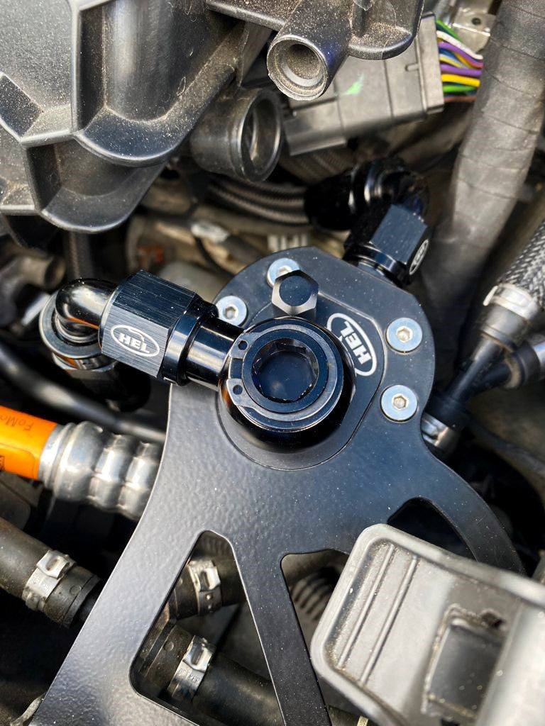 HEL Direct Fit Dual Oil Catch Can Kit for Ford Focus MK3 RS (2016-17)