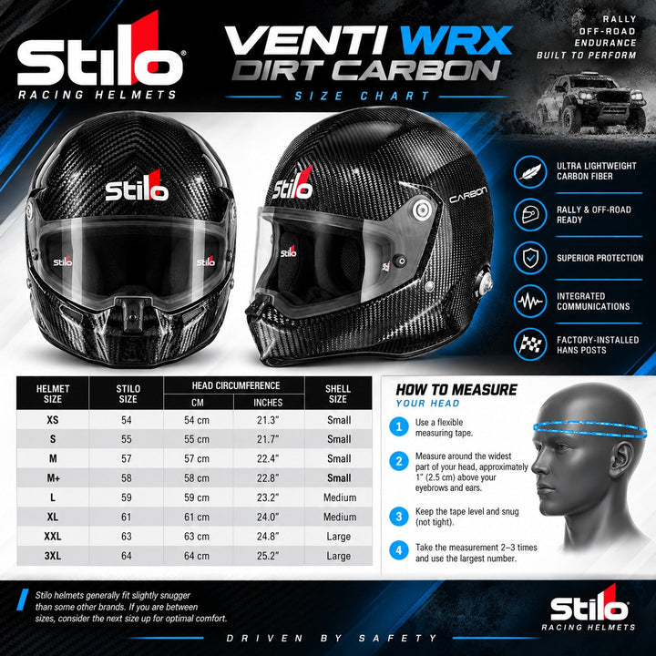 Stilo VENTI WRX Dirt Carbon | FIA 8859-2015 & Snell SA2020