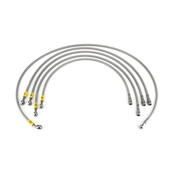 HEL Performance Fuel Injector Lines for Volkswagen Corrado 2.0 9A 16V (M10 Injectors), Stainless Steel Braided