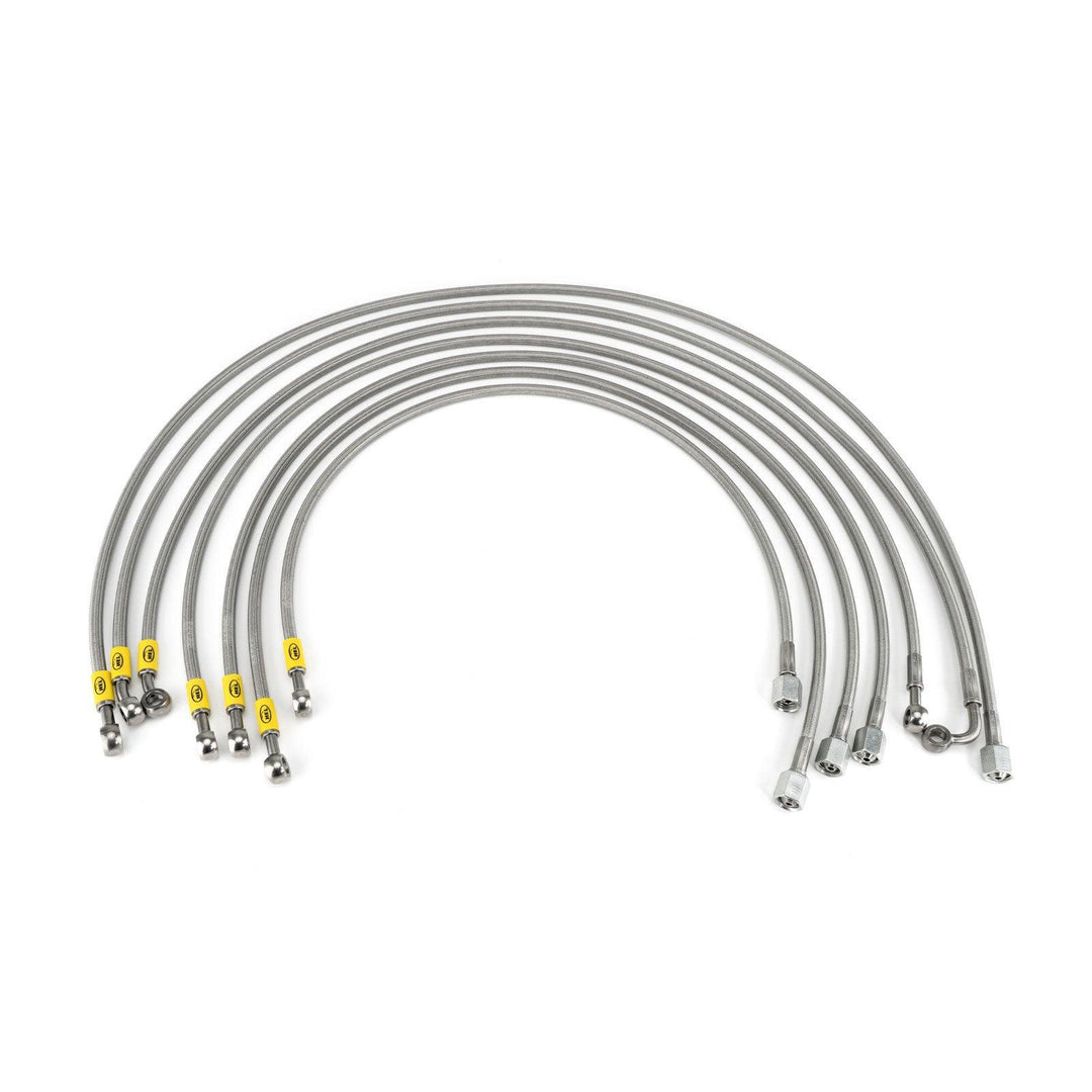 HEL Braided Fuel Injector Lines for Volkswagen Golf MK1 8V (M12 Injectors) - Attacking the Clock Racing