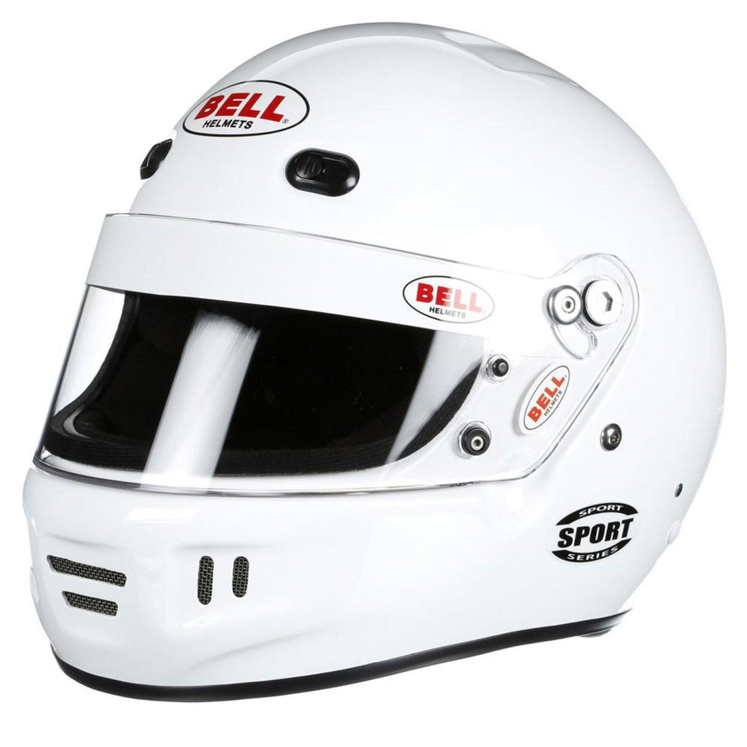 Bell K1 Sport White Helmet Medium (58-59) - Attacking the Clock Racing