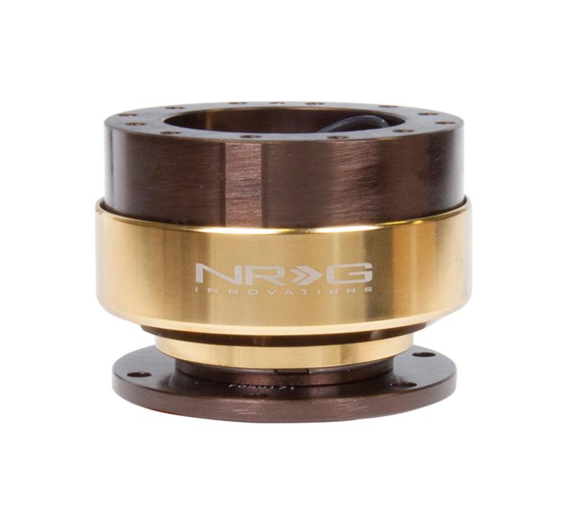 NRG Quick Release Gen 2.0 - Bronze Body / Chrome Gold Ring - Attacking the Clock Racing