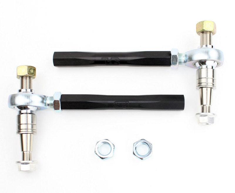 SPL Parts 2009+ Nissan 370Z Front Outer Tie Rod Ends Adjustable for Bumpsteer - Attacking the Clock Racing