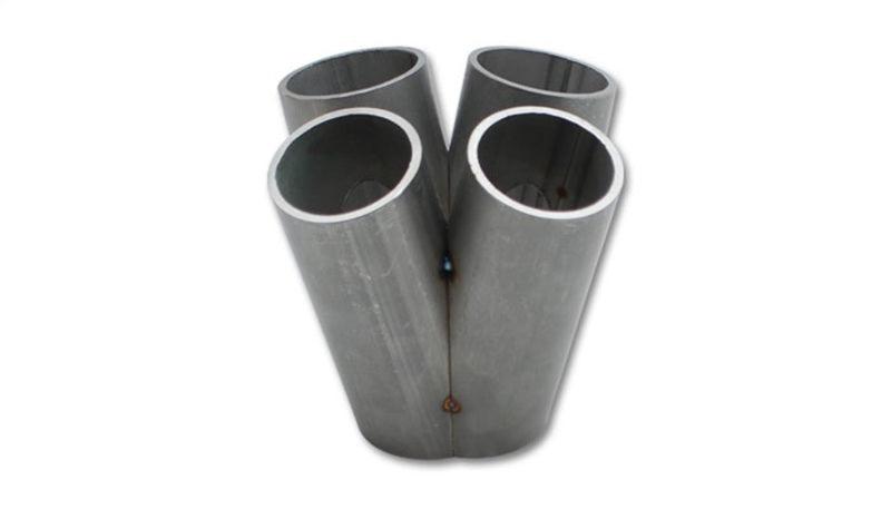 Vibrant 4 into 1 SS Turbo Mani Collector for GT28/30/35 in Flange 48mm Pipe OD 4.5in tall 58mm out - Attacking the Clock Racing