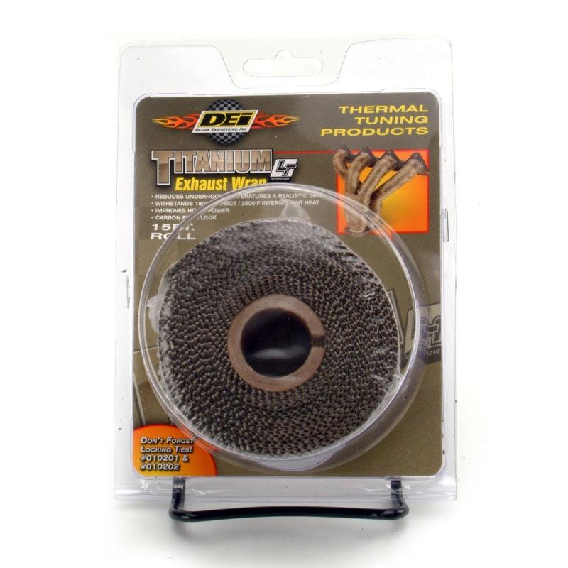 DEI Exhaust Wrap 2in x 15ft - Titanium - Attacking the Clock Racing