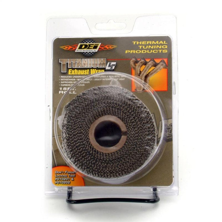 DEI Exhaust Wrap 2in x 15ft - Titanium - Attacking the Clock Racing