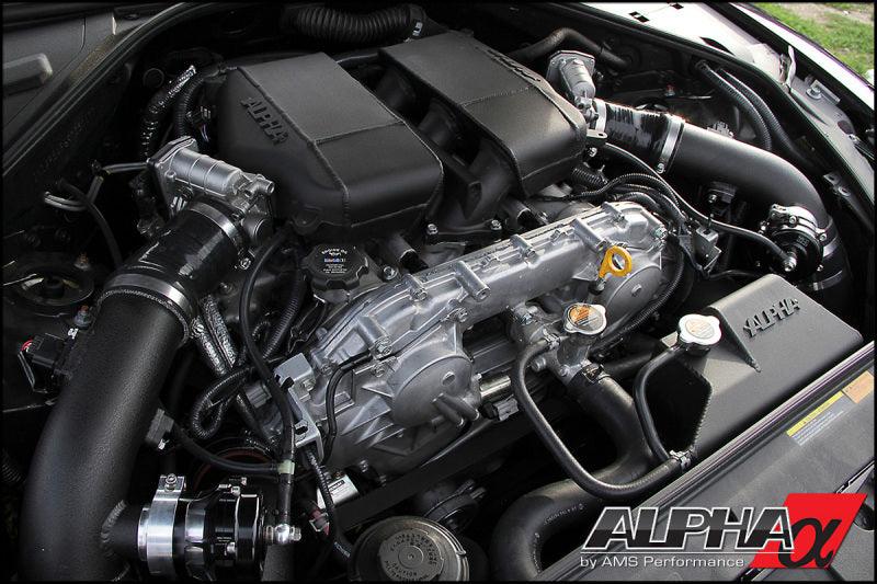 AMS Performance GT-R R35 Induction Kit w/Stock Turbos/Manifold/TB / Alpha Intercooler/TiAL Flanges - Attacking the Clock Racing