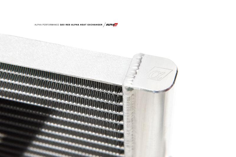 AMS Performance 2016+ Infiniti Q50 / 2017+ Infiniti Q60 Alpha Center Heat Exchanger - Attacking the Clock Racing