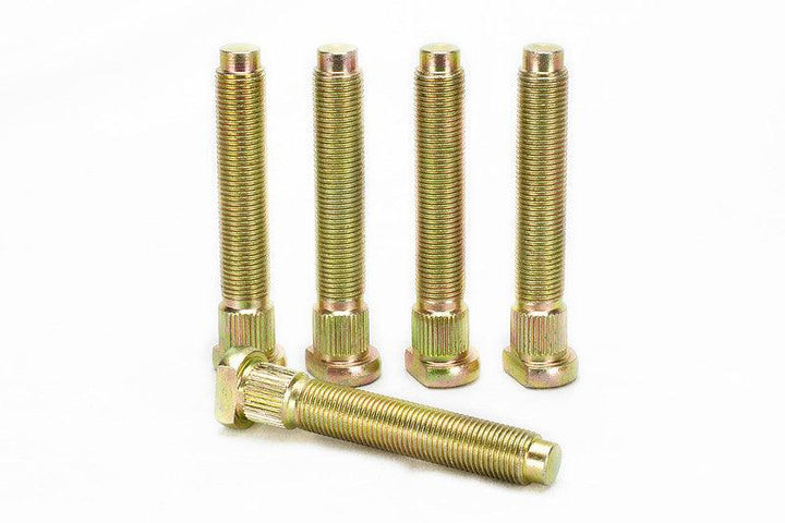 Wheel Mate Stud Conversion M14 x P1.25-M14 x P1.50 / 75mm L - Nickel Finish (QTY 20) - Attacking the Clock Racing