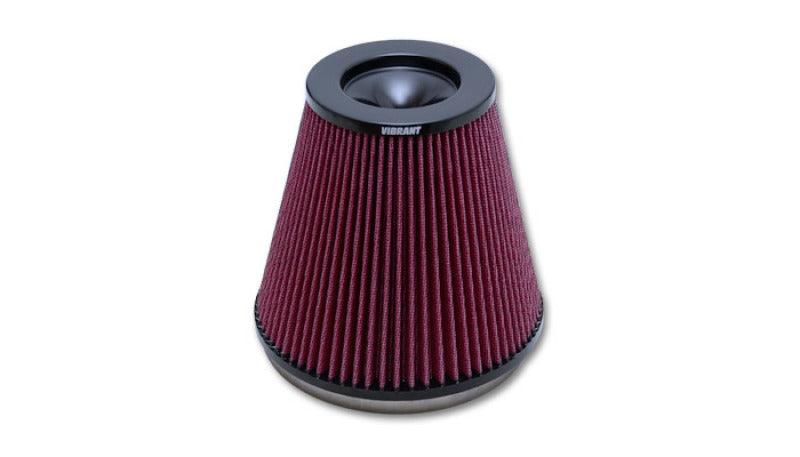 Vibrant The Classic Perf Air Filter 5in Cone OD x 7in Height x 7in Flange ID - Attacking the Clock Racing
