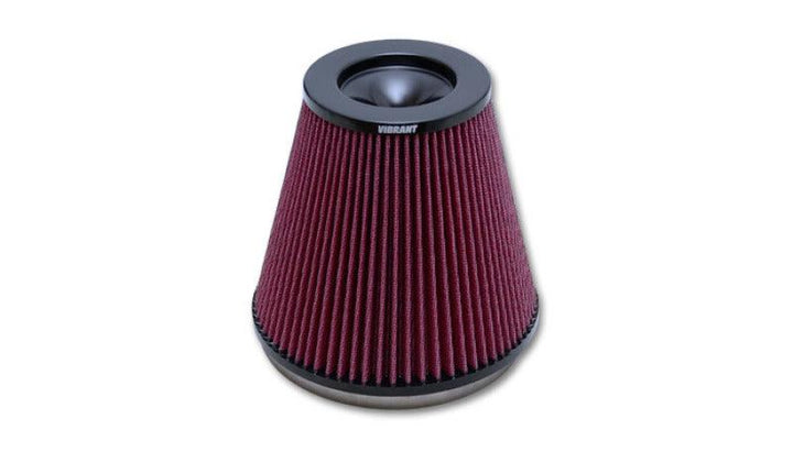 Vibrant The Classic Perf Air Filter 5in Cone OD x 7in Height x 7in Flange ID - Attacking the Clock Racing