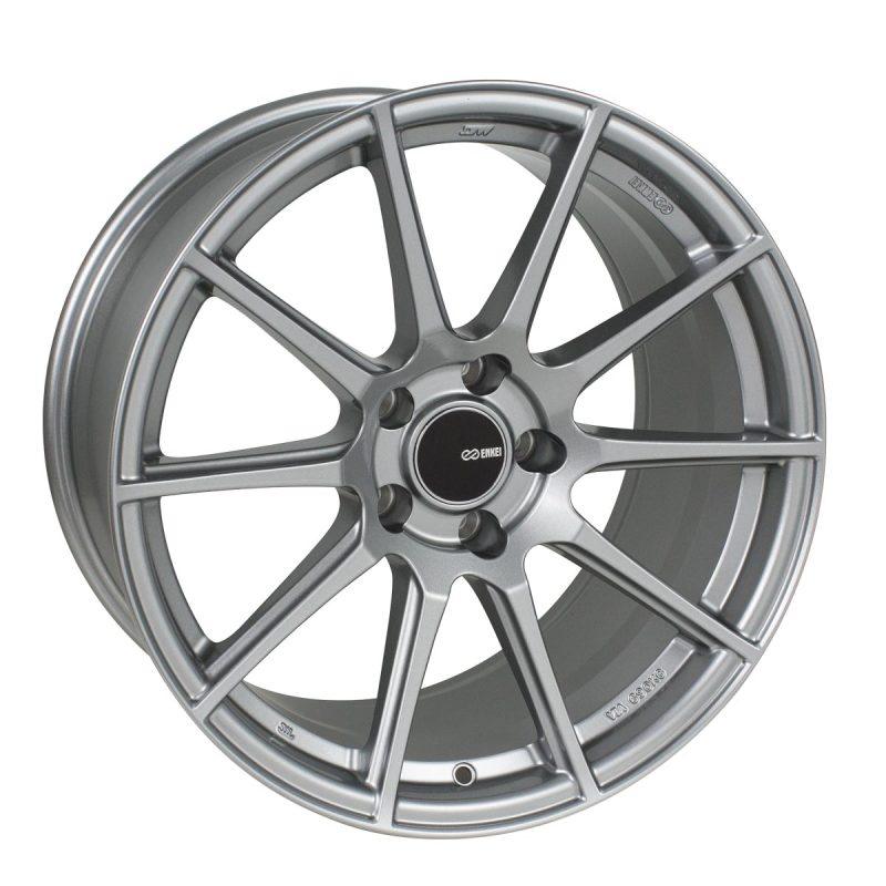 Enkei TS10 18x8 5x112 45mm Offset 72.6mm Bore Grey Wheel - Attacking the Clock Racing