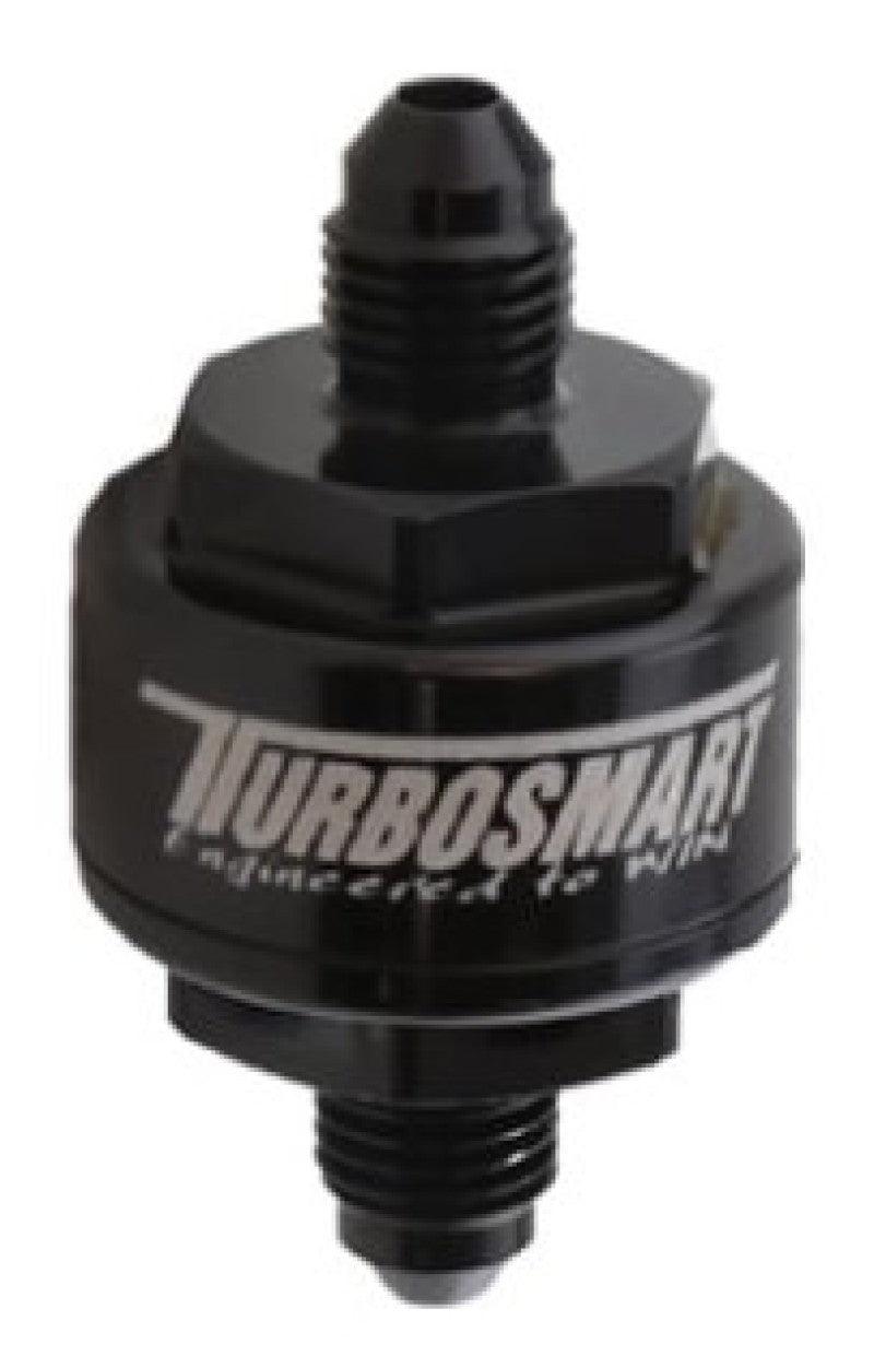 Turbosmart Billet Turbo Oil Feed Filter w/ 44 Micron Pleated Disc AN-3 Male Inlet - Black - Attacking the Clock Racing