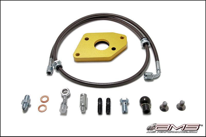 AMS Performance 08-15 Mitsubishi EVO X Clutch Master Cylinder Conversion w/Master Cylinder - Attacking the Clock Racing