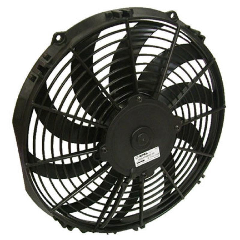 SPAL 909 CFM 12in Low Profile - Pull/Curved (VA10-AP10/C-61A) - Attacking the Clock Racing