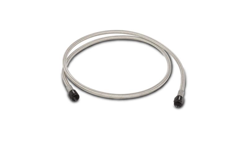 Vibrant Univ Oil Feed Kit 4ft Teflon lined S.S. hose with two -3AN female fittings preassembled - Attacking the Clock Racing