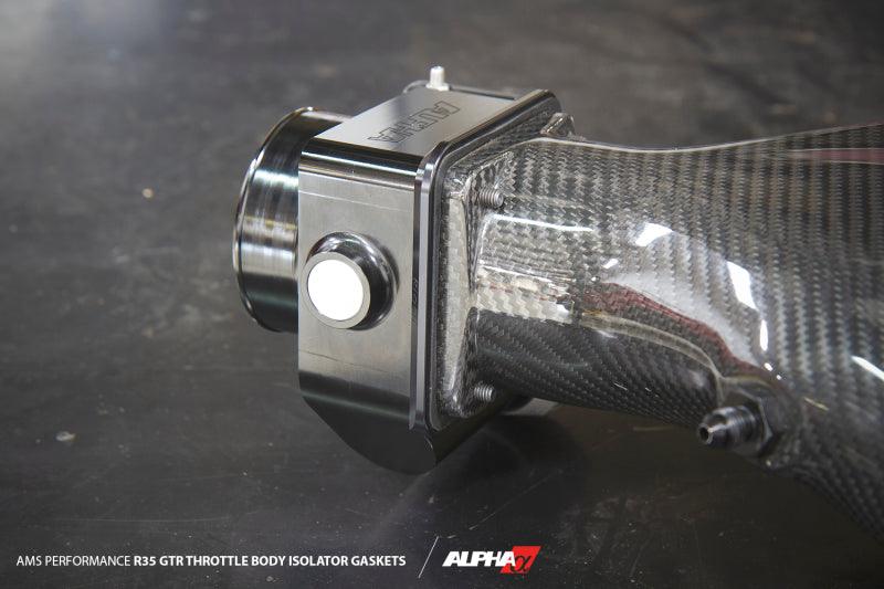 AMS Performance 2009+ Nissan GT-R Throttle Body Isolators - Attacking the Clock Racing