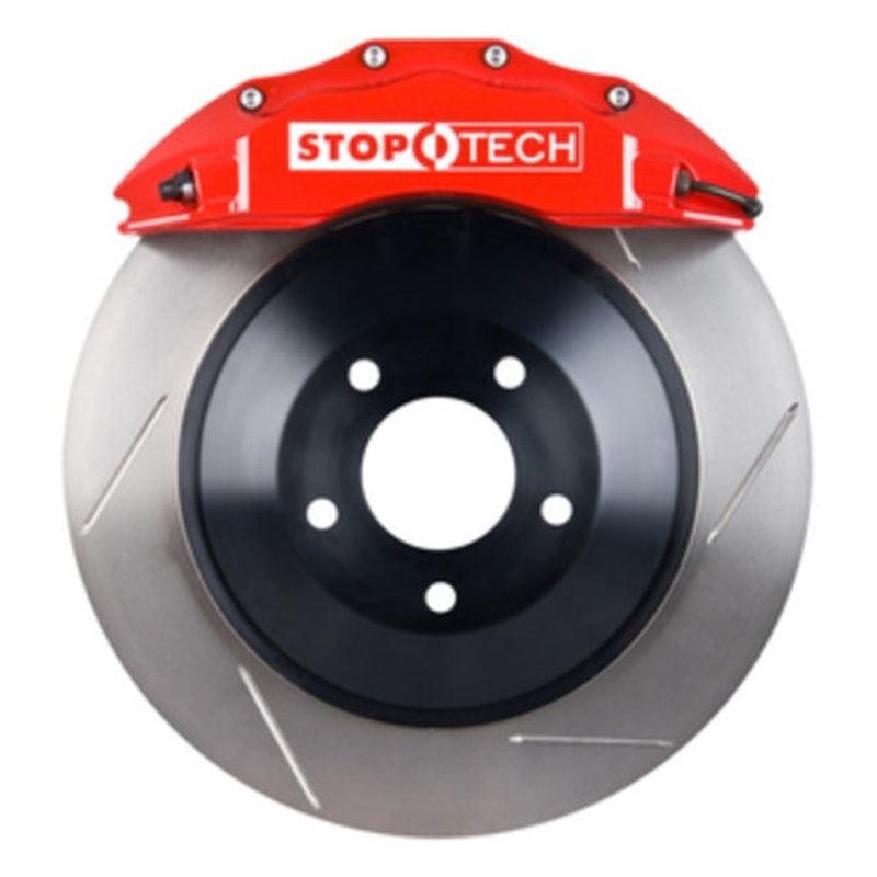 StopTech 08-13 Toyota Land Cruiser Front BBK w/ Red ST-65 Calipers Slotted 380x35mm Rotor - Attacking the Clock Racing