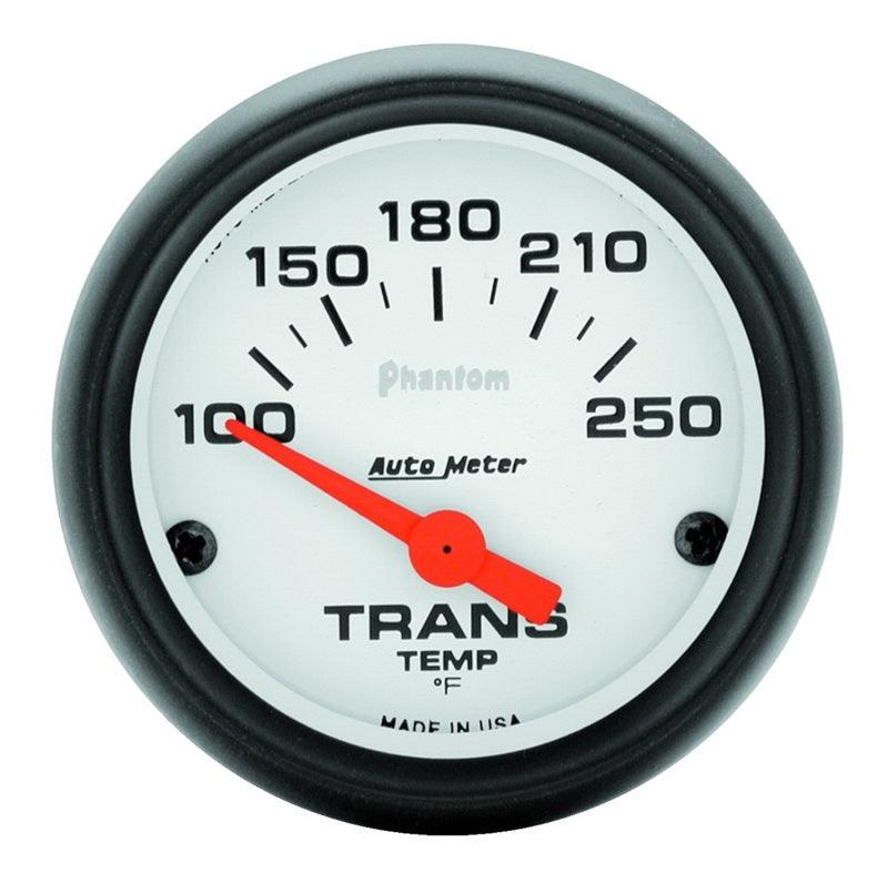 Autometer Phantom 52mm Short Sweep Electronic 100-250 Deg F Transmission Temperature Gauge - Attacking the Clock Racing