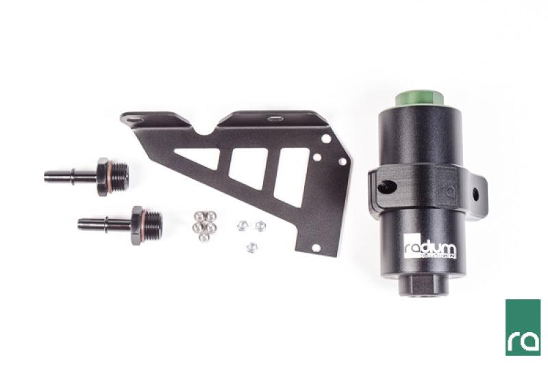 Radium Engineering 16+ Ford Focus RS Fuel Filter Kit w/ 10 Micron Stainless Filter - Attacking the Clock Racing