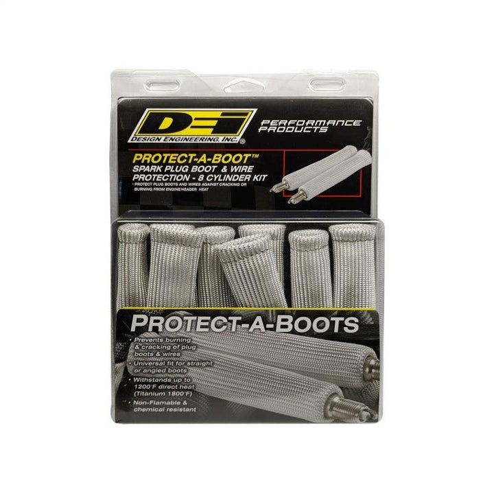 DEI Protect-A-Boot - 6in - 8-pack - Silver - Attacking the Clock Racing