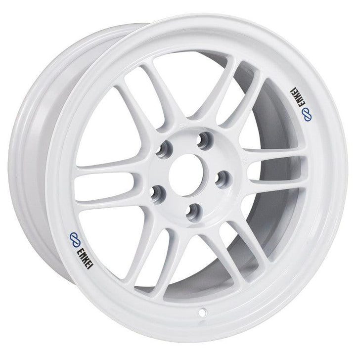 Enkei RPF1 17x9 5x114.3 22mm Offset 73mm Bore Vanquish White Wheel - Attacking the Clock Racing
