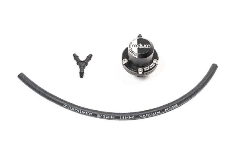 Radium Engineering Fuel Pulse Damper - XR 8AN ORB - Swivel - Attacking the Clock Racing