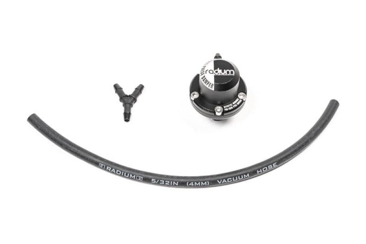 Radium Engineering Fuel Pulse Damper - XR 8AN ORB - Swivel - Attacking the Clock Racing