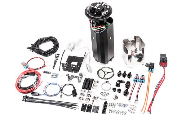 Radium Nissan R32 GT-R Fuel Hanger Surge Tank Walbro or AEM 50-1200 - Pumps Not Included - Attacking the Clock Racing