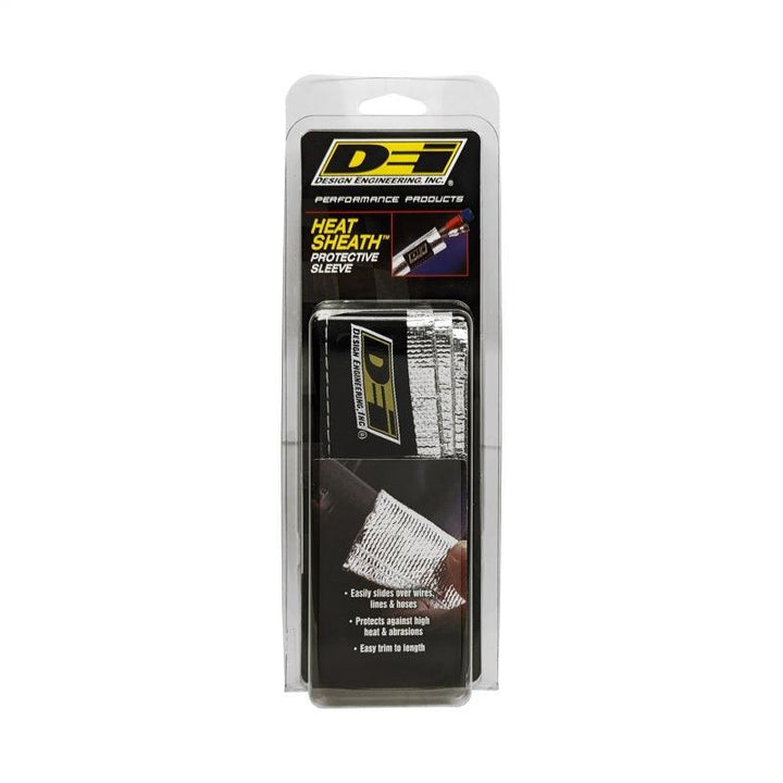 DEI Heat Sheath 3/4in x 3ft - Aluminized Sleeving - Sewn Edge - Attacking the Clock Racing