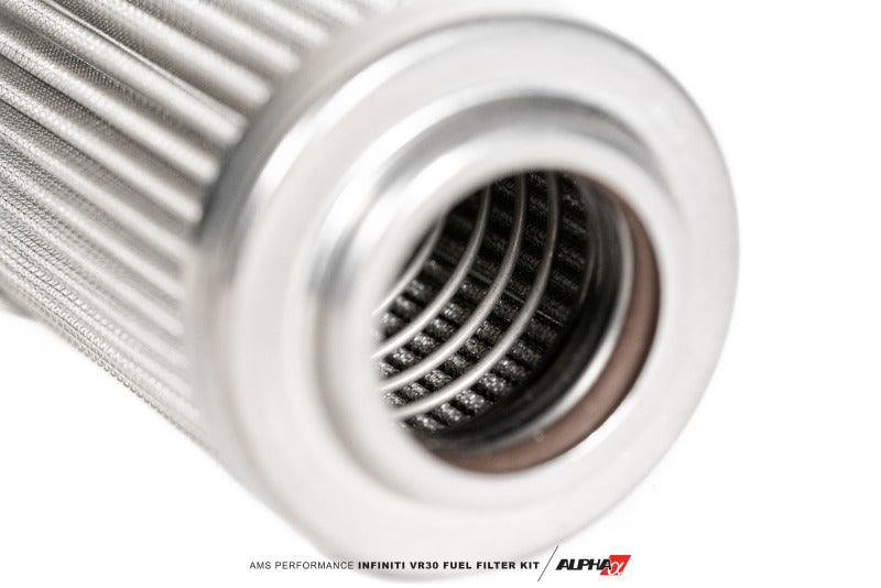 AMS Performance Infiniti Q50/Q60 Red Alpha Flex Fuel Filter Kit (Standalone / No AMS Flex Fuel Kit) - Attacking the Clock Racing
