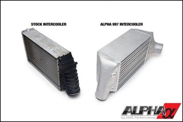 AMS Performance Porsche 997.2TT Alpha Intercooler System (For Stock Framed Turbos) - Attacking the Clock Racing