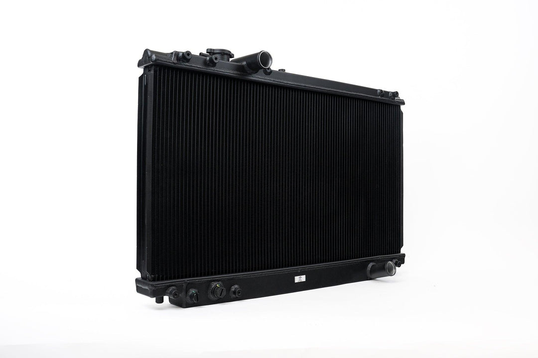 CSF -  93-98 Toyota A80 Supra (NA/TT) High-Performance All-Aluminum Radiator - Black - Attacking the Clock Racing