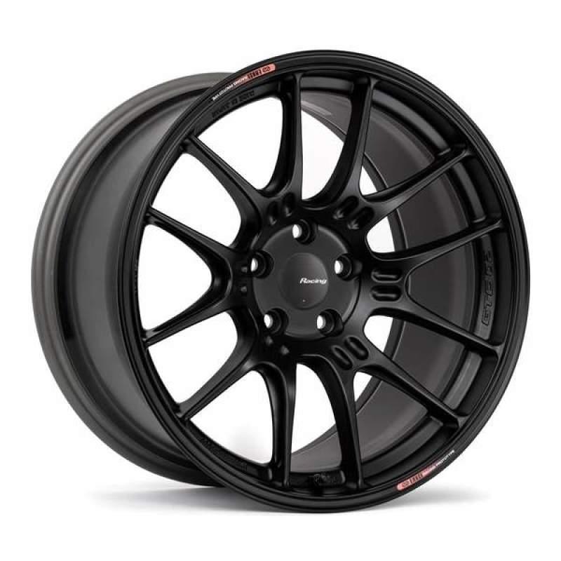Enkei GTC02 19x8.5 5x112 45mm Offset 66.5mm Bore Matte Black Wheel - Attacking the Clock Racing
