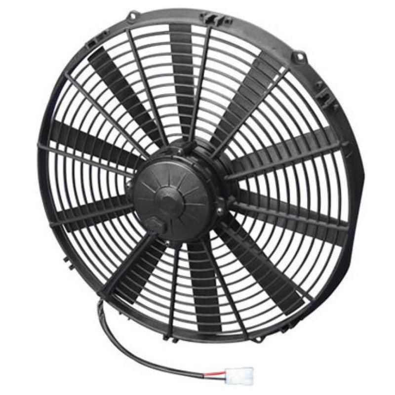 SPAL 1918 CFM 16in High Performance Fan - Pull/Straight (VA18-AP70/LL-86A) - Attacking the Clock Racing