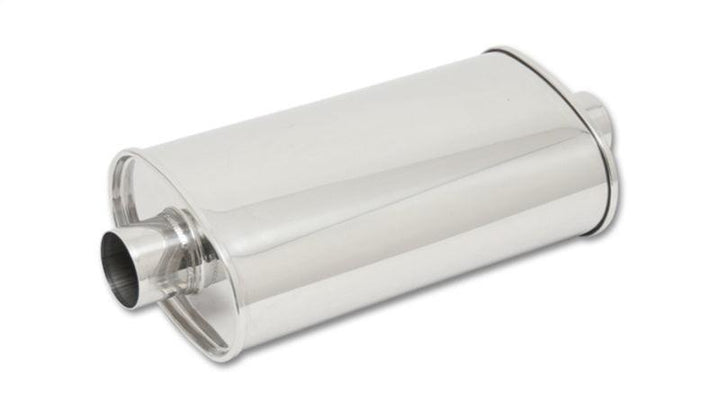 Vibrant StreetPower Oval Muff 5in x 9in x 15in long body 3in inlet I.D. x 3in outlet Center-Center - Attacking the Clock Racing