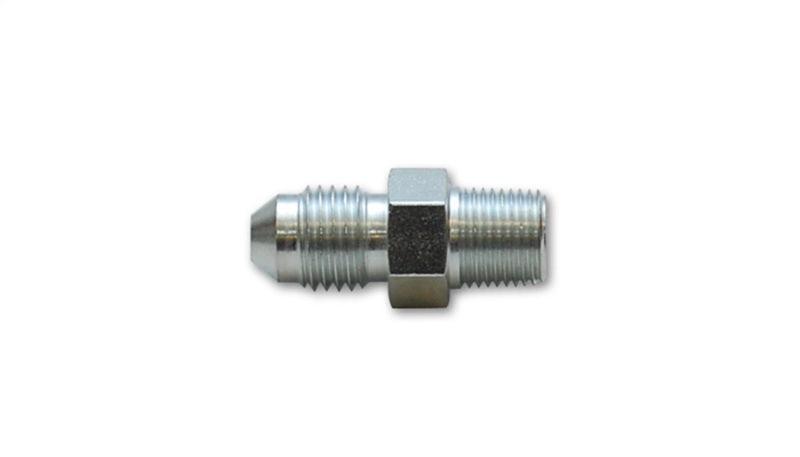 Vibrant -4AN to 1/8in NPT Straight Adapter Fitting - Steel - Attacking the Clock Racing