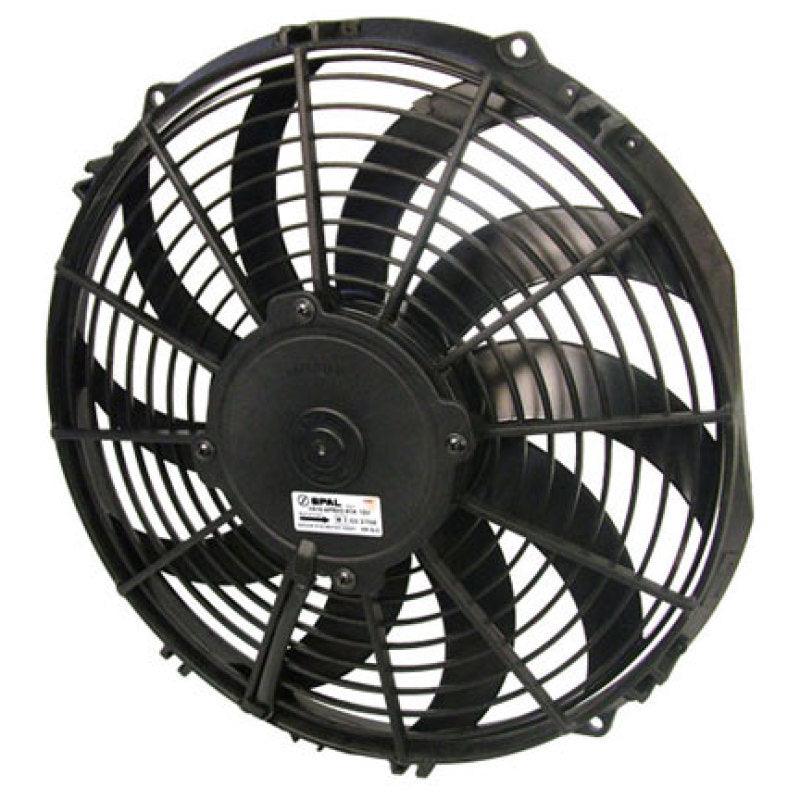 SPAL 1328 CFM 12in Medium Profile Fan - Pull/Curved (VA10-AP50/C-61A) - Attacking the Clock Racing