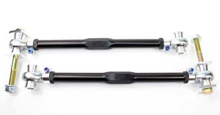 SPL Parts 06-13 BMW 3 Series/1 Series (E9X/E8X) Rear Toe Links w/Eccentric Lockouts (Excl M Models) - Attacking the Clock Racing