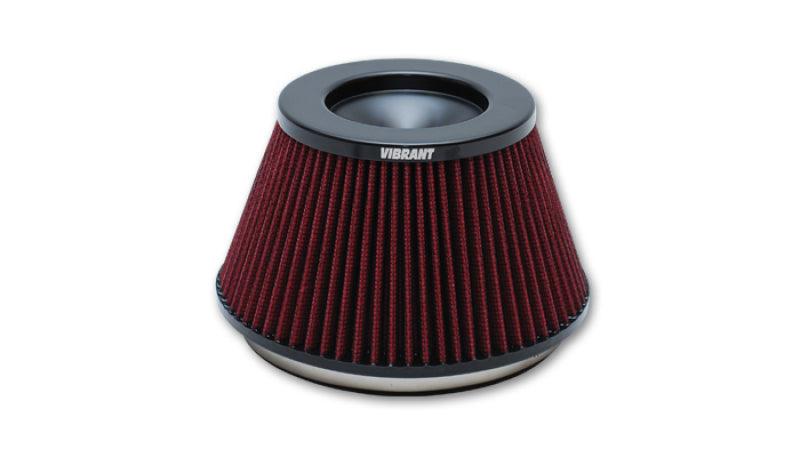 Vibrant The Classic Perf Air Filter 5in OD Conex3-5/8in Tallx6in ID Bellmouth VelocityStack10950-52 - Attacking the Clock Racing