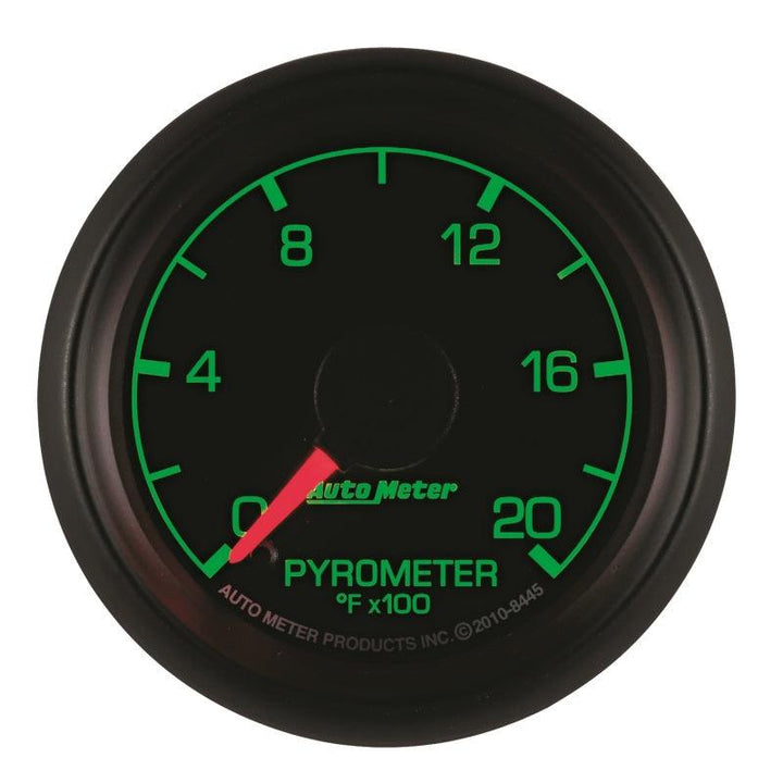 Autometer Factory Match Ford 52.4mm Full Sweep Electronic 0-2000 Deg F EGT/Pyrometer Gauge - Attacking the Clock Racing