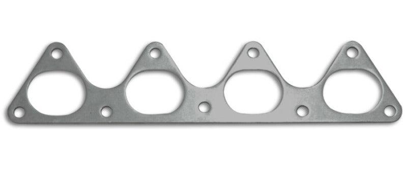 Vibrant T304 SS Exhaust Manifold Flange for Honda/Acura D-series motor 3/8in Thick - Attacking the Clock Racing
