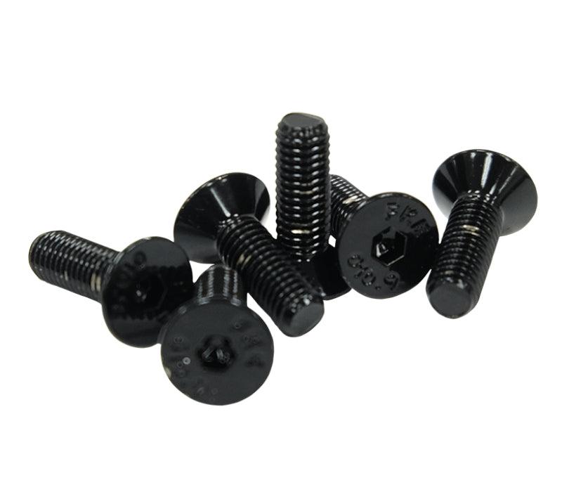 NRG Steering Wheel Screw Upgrade Kit (Conical) - Black - Attacking the Clock Racing