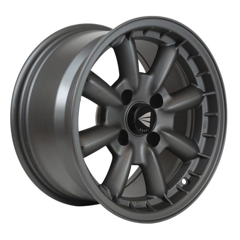 Enkei Compe 15x5.5 17mm Offset 4x130 Bolt Pattern 87mm Bore Dia Matte Gunmetal Wheel - Attacking the Clock Racing