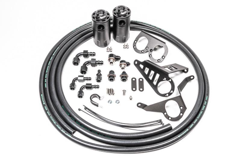 Dual Catch Can Kit, MK4 Supra, Fluid Lock / 1994-2002 Toyota Supra (all versions) - Attacking the Clock Racing