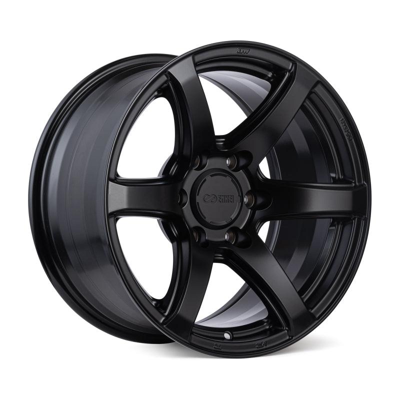 Enkei Cyclone 17x9 6x139.7 0mm Offset 106.1 Bore - Matte Black Wheel - Attacking the Clock Racing